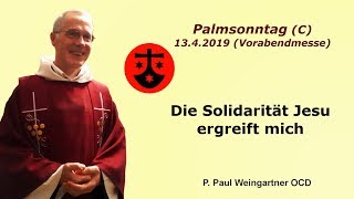 quotDie Solidarität Jesu ergreift michquot Predigt zum Palmsonntag P Paul Weingartner [upl. by Hawthorn]