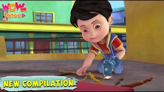 Vir The Robot Boy  Best Action Scenes Compilation  59  Wow Kidz Binge [upl. by Kwasi]