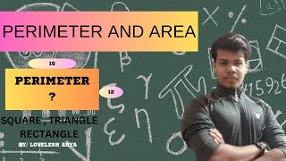 Perimeter and area  How to find perimeter of a shape  Perimeter kaise find kare  for Class 4 to 8 [upl. by Anialem]