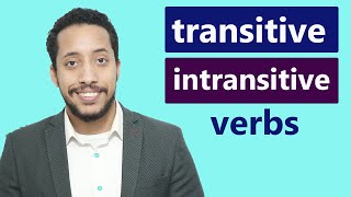 Transitive Verbs and Intransitive Verbs with Activity [upl. by Gauldin173]