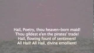 quotHail Poetryquot animated at MIT [upl. by Nachison]