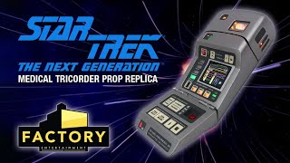 PREVIEW — Factory Entertainments quotStar Trek The Next Generationquot Medical Tricorder Prop Replica [upl. by Sulokcin]