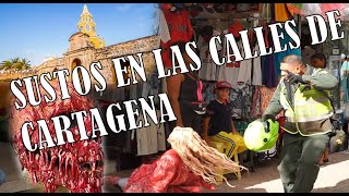 BROMAS DE SUSTOS EN LAS CALLES DE CARTAGENA BROMAS 2019 2020 LOS HERMANOS CENTENO [upl. by Ibib]