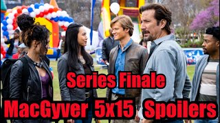 MacGyver  Series Finale   5x15  Details amp Spoilers  Season 5 Episode 15 [upl. by Nahtanaoj663]