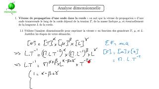 Méthodes scientifiques  exercice danalyse dimensionnelle [upl. by Eyma]