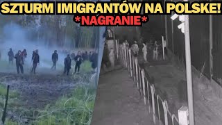 SZTURM IMIGRANTÓW NA POLSKE NAGRANIE [upl. by Shreve2]