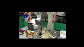 Commercial Electric Vegetable Slicer Machine Garlic Slicer Machine Garlic Slicing Machine [upl. by Fattal]