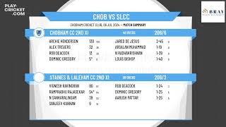 Chobham CC 2nd XI v Staines amp Laleham CC 2nd XI [upl. by Hsak]