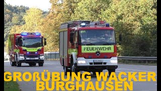 Werkfeuerwehr Feuerwehr Rettungsdienst Katastrophenschutz Großübung Wacker Chemie Burhausen 2023 [upl. by Benton933]