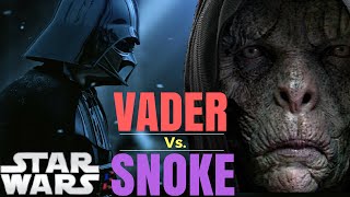 DARTH VADER VS SNOKEPLAGUEIS  STAR WARS A FAN FICTION STORY [upl. by Anaiviv]