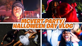 MCVERTT PARTY Halloween Day Vlog Fire Department Came [upl. by Procto]