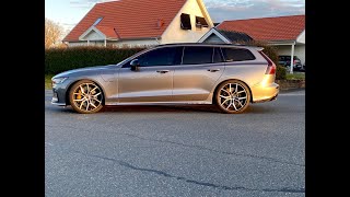 0200kmh with my Lowered Volvo V60 T8 Polestar Engineered MY20 [upl. by Frazer]