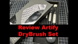 Dry brushing with Artify drybrush set [upl. by Orabel]