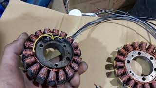 GIXXER 150 Fi STATOR REWIND [upl. by Ianahs]