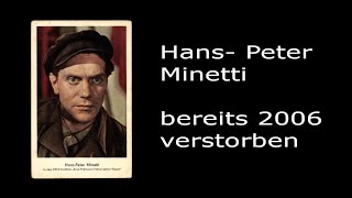 Hans Peter Minetti  DDR Schauspieler [upl. by Nywra]