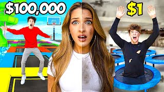 1 VS 100000 TRAMPOLINE PARK CHALLENGE [upl. by Norihs917]