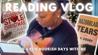 ✨reading vlog  read with me for a week talking audiobooks cooking amp more📚🎄🩷 [upl. by Nnomae885]