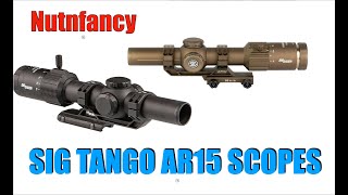 AR15 Heavenly Match Sig Tango MSR Tango Scopes [upl. by Schmitt268]