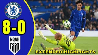 Chelsea Destroys Noah 80 All Goals Mudryk Nkunku Tosin Marc Guiu And Disasi Highlights [upl. by Drooff]