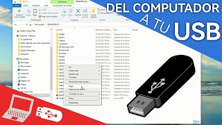 Como PASAR ARCHIVOS de la COMPUTADORA a una USB ✨ 💻💯 ARCHIVOS de la COMPUTADORA a una PENDRIVE [upl. by Yerroc]