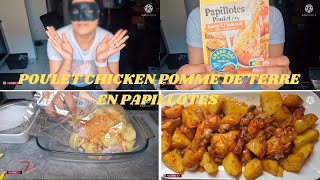 Easy Recette FACILE de PILON DE POULET CHICKEN 🍗 AVEC POMME DE TERRE en PAPILLOTE [upl. by Notled]