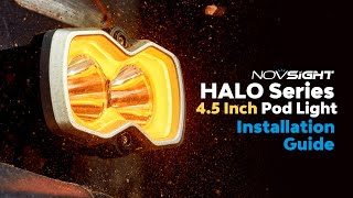 Novsight Halo Series 45 Inch Pod Light Installation Guide [upl. by Divad]