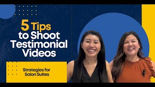 5 Essential Tips for Powerful Salon Suite Testimonial Videos [upl. by Ahsertal]