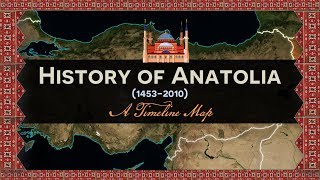 History of Anatolia 14532010  a timeline map [upl. by Elly]