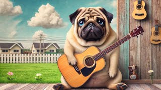 Comedic Pets Moments Pug  Small dogeasygoing nature ideal for apartment living [upl. by Ahtanamas482]