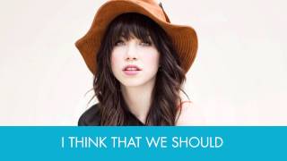 Carly Rae Jepsen quotCuriosityquot Lyric Video [upl. by Luaped55]