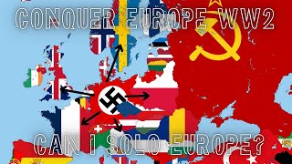 German Blitzkrieg in Roblox Conquer Europe WW2 [upl. by Rodmur]