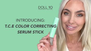 INTRODUCING TCE COLOR CORRECTING SERUM STICK 💚  Green Color Correcting Stick [upl. by Slein]