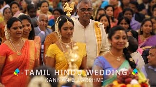 KANNAN amp LAKSHMI TAMIL HINDU WEDDING [upl. by Sacul]