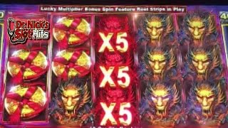 BIG WINS ON CARNIVAL CONQUEST CRUISE Ainsworth Slot Machines [upl. by Leaw]