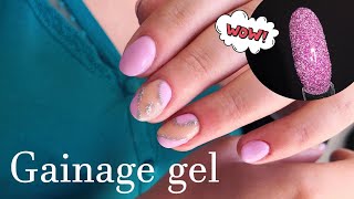 GAINAGE GEL SUR ONGLES NATURELS ET VERNIS FLASH 🤩 [upl. by Muhammad29]