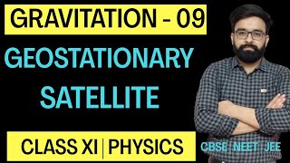 Geostationary Satellite  Class 11th Physics  Gravitation [upl. by Ardnoyek739]