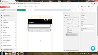 AppInventor 2 Tutorial Deutsch Englisch Translate mit yandex [upl. by Karil]