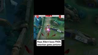 Kembalinya peforma baby alien bawa FNOC amankan game pertama🔥🔥🔥 mpl mlbb albert mobilelegends [upl. by Ttoile187]