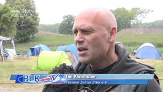 20140520 21 Bikertreffen in Zeitz BLK Regional TV wwwBLKregionalde [upl. by Gigi]