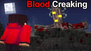 We Survived The GIANT BLOOD CREAKING in Minecraft SCARY [upl. by Atworth]