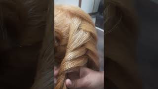 new crisscross hairstyle on youtuibe [upl. by Yrret]