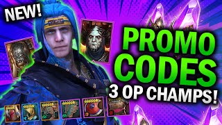 BEST Promocodes for 3 OP CHAMPS  2x EPICS and NINJA Start July 2024  Raid Shadow Legends Guide [upl. by Jankell]