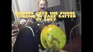 LUCY THROWS WILLIAMS PHONE IN CAKE BATTER [upl. by Firahs]