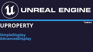 UE4 and C UPROPERTY SimpleDisplay AdvancedDisplay [upl. by Penthea]