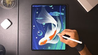 Koi  Digital Art [upl. by Lomasi]