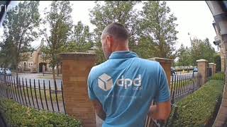 Ring Doorbell Video Catches DPD Drivers Frustrating Response [upl. by Andris]