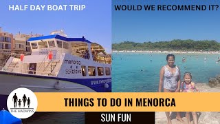 Boat Trip From Ciutadella  Things To Do In Menorca [upl. by Zenitram]