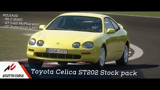 Assetto Corsa  Toyota Celica ST202 stock pack [upl. by Dmitri]