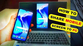 How to Share Mobile Screen on Laptop Windows 11  Cast Mobile Screen on Laptop Windows 11 [upl. by Iggem]