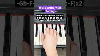 If the World Was Ending JP Saxe  piano tutorial [upl. by Graves]